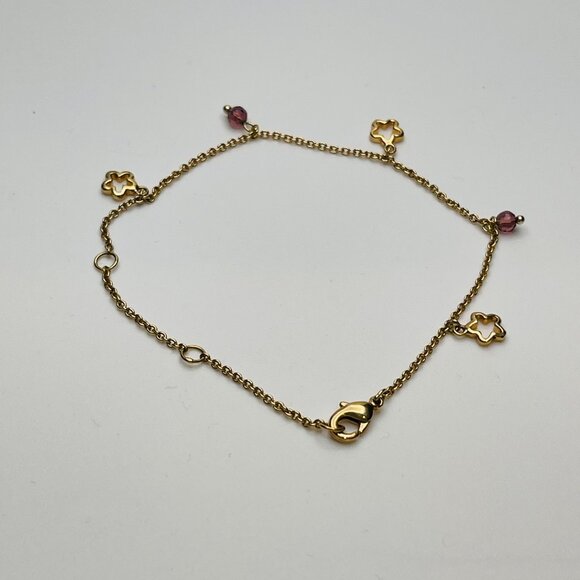 Freida Rothman Star and Purple Gemstone Charm Bracelet - NWOT - Picture 4 of 5